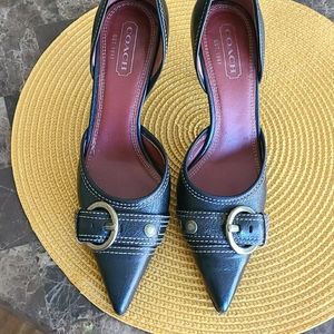 COACH Black Alecksa Pumps 7.5